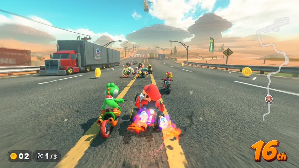 Mario Kart World to Launch with Nintendo Switch 2, Introducing Open Environments and Knockout Tour Mode 13