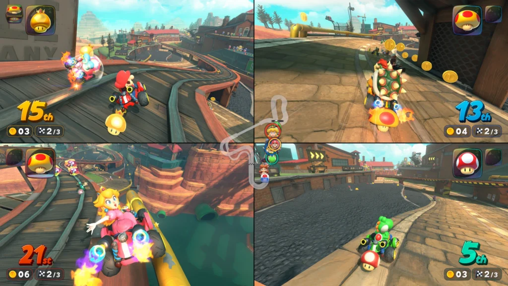 Mario Kart World to Launch with Nintendo Switch 2, Introducing Open Environments and Knockout Tour Mode 4