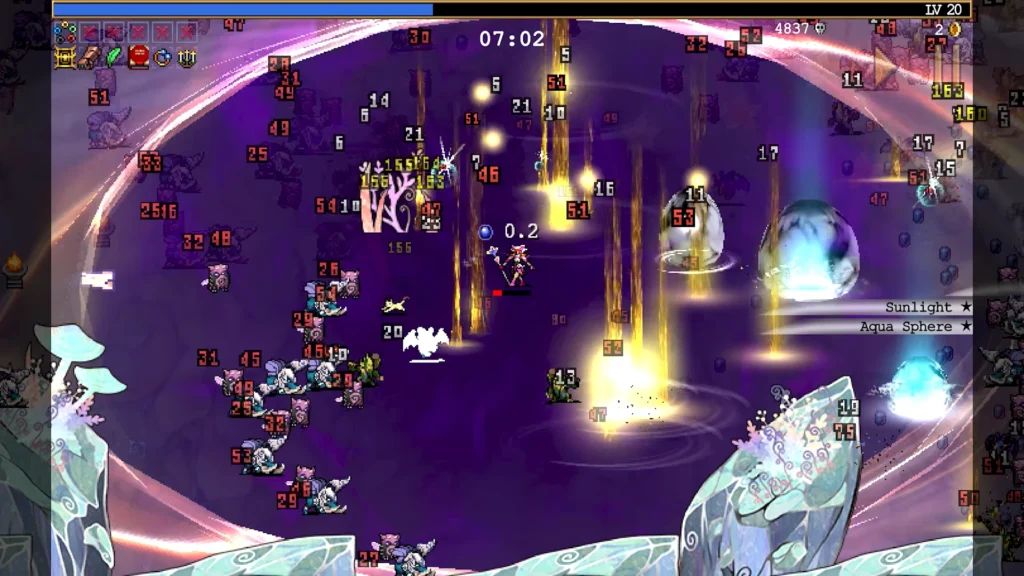 Vampire Survivors Receives Free Crossover Update Featuring SaGa Emerald Beyond Content 2