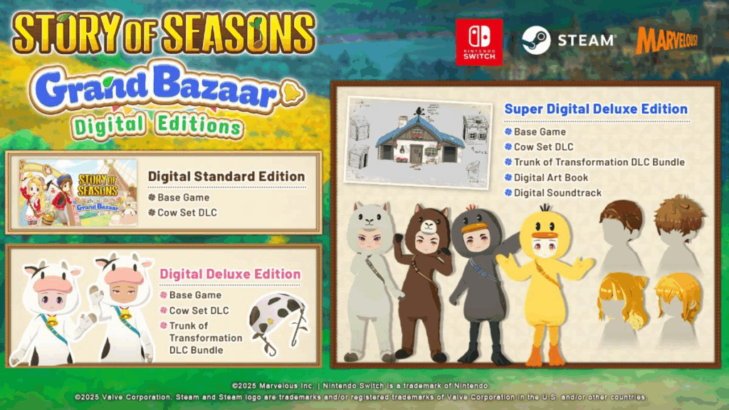 Pre-Orders Open and New Trailers Released for Rune Factory: Guardians of Azuma and Story of Seasons: Grand Bazaar 2
