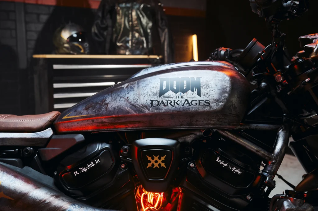 Bethesda Unveils Custom DOOM: The Dark Ages Harley-Davidson Motorcycle Ahead of Game Launch 2 Bethesda Unveils Custom DOOM: The Dark Ages Harley-Davidson Motorcycle Ahead of Game Launch 2